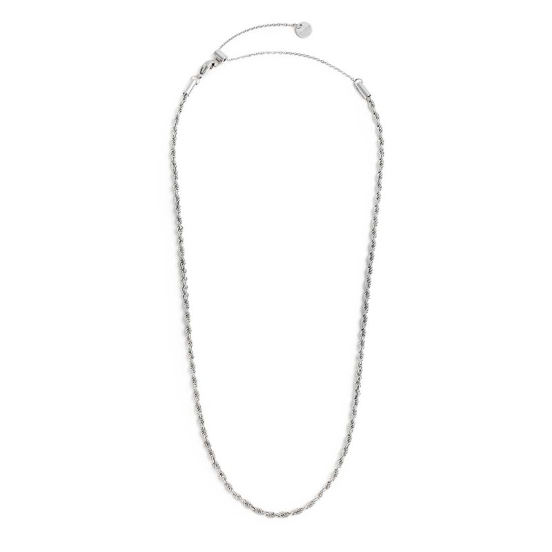 COLLANA CATENA A CORDA SPESSORE 2 MM