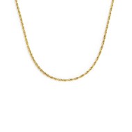 Collana catena a corda 2mm