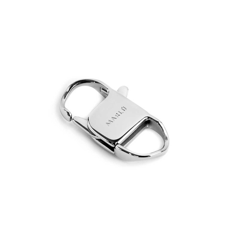 S.STEEL LOCK 32MM S.steel lock, size 32*14,30 mm, with on the top logo Marlù by etching.Materials: s.steelCollection: ACS05 S.STEEL LOCK 32MM S.steel lock, size 32*14,30 mm, with on the top logo Marlù by etching.Materials: s.steelCollection: ACS05
