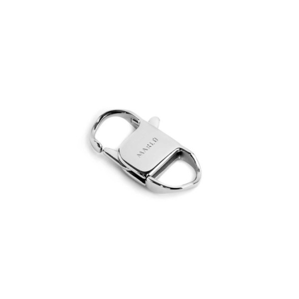 S.STEEL LOCK 32MM S.steel lock, size 32*14,30 mm, with on the top logo Marlù by etching.Materials: s.steelCollection: ACS05