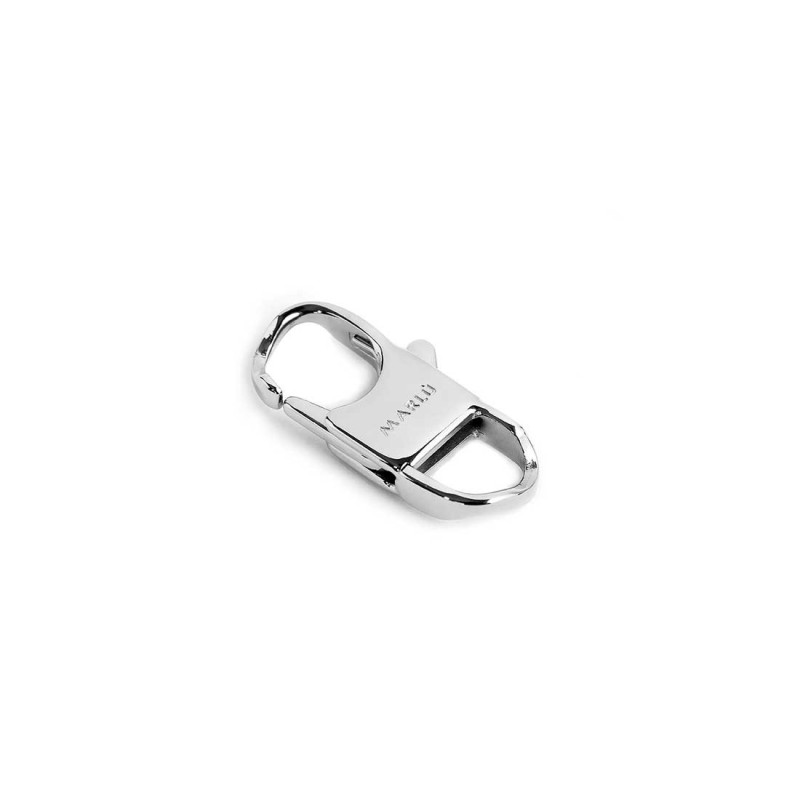 S.STEEL LOCK 25,20MM S.steel lock, size 25,20*9,40 mm, with on the top logo Marlù by etching.Materials: s.steelCollection: S.STEEL LOCK 25,20MM S.steel lock, size 25,20*9,40 mm, with on the top logo Marlù by etching.Materials: s.steelCollection: