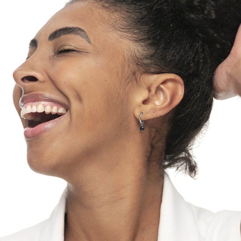 OR ACC MONO CERCHIO CON SFERA PENDENTE