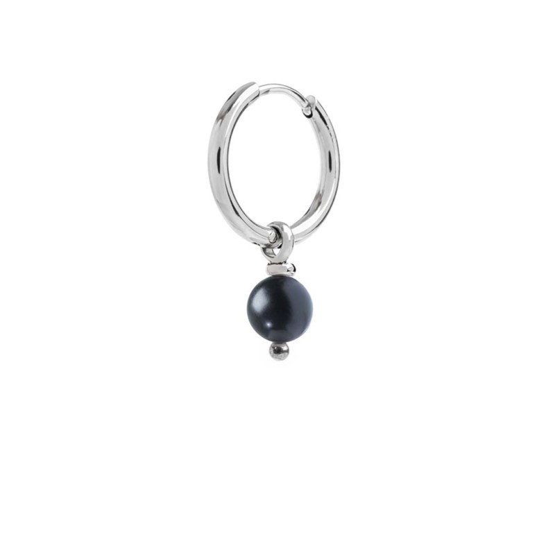 Orecchino a cerchio con sfera pendente