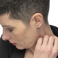 OR ACC MONO CERCHIO CON SFERA PENDENTE