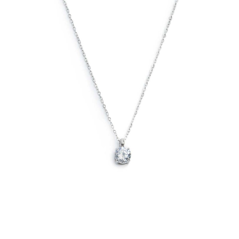 Collana catena cutting cross zircone centrale 5,25mm Collana catena cutting cross zircone centrale 5,25mm