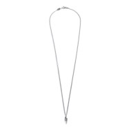 S.STEEL NECKLACE GRUMETTA CHAIN WITH THUNDER PENDANT S.steel necklace with grumetta chain 2 mm width, 1 mm thickness. Pendant th
