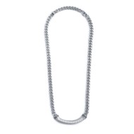 S.S NECKLACE CUBAN CHAIN 8MM WITH FLAT SNAKE CHAIN ELEM. S.steel necklace cuban chain 7,80 mm width, 2,60 mm thickness. In the c S.S NECKLACE CUBAN CHAIN 8MM WITH FLAT SNAKE CHAIN ELEM. S.steel necklace cuban chain 7,80 mm width, 2,60 mm thickness. In the c
