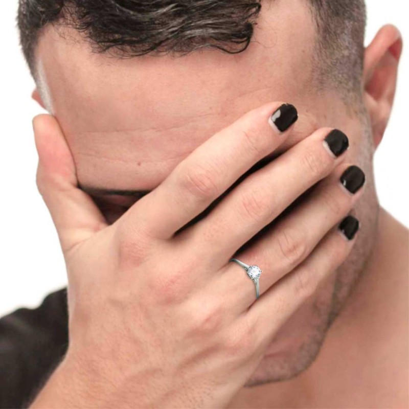 AN ACC SOLITARIO CON CZ 5,25 MM AN ACC SOLITARIO CON CZ 5,25 MM