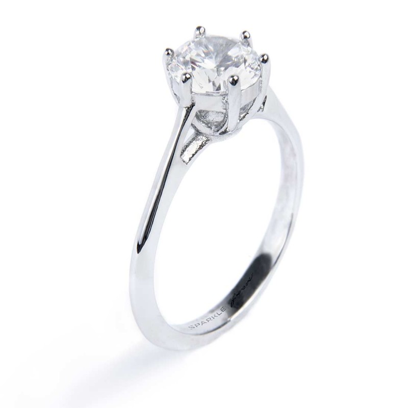 AN ACC SOLITARIO CON CZ 6,25 MM AN ACC SOLITARIO CON CZ 6,25 MM