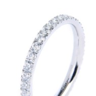 Anello veretta con zirconi 1,7mm Anello veretta con zirconi 1,7mm