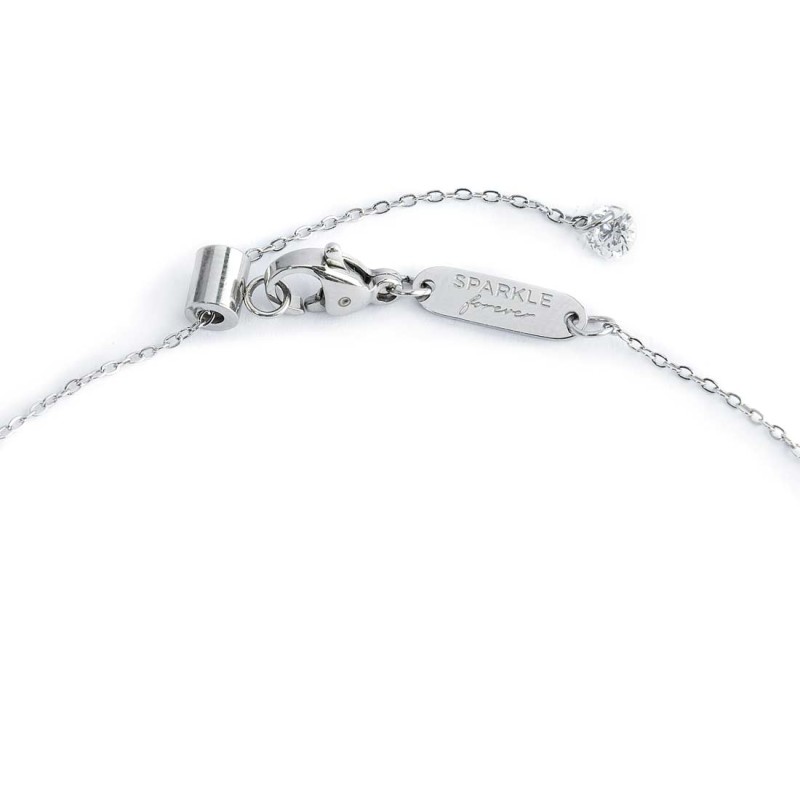 Collana catena cutting cross zircone centrale 5,25mm Collana catena cutting cross zircone centrale 5,25mm