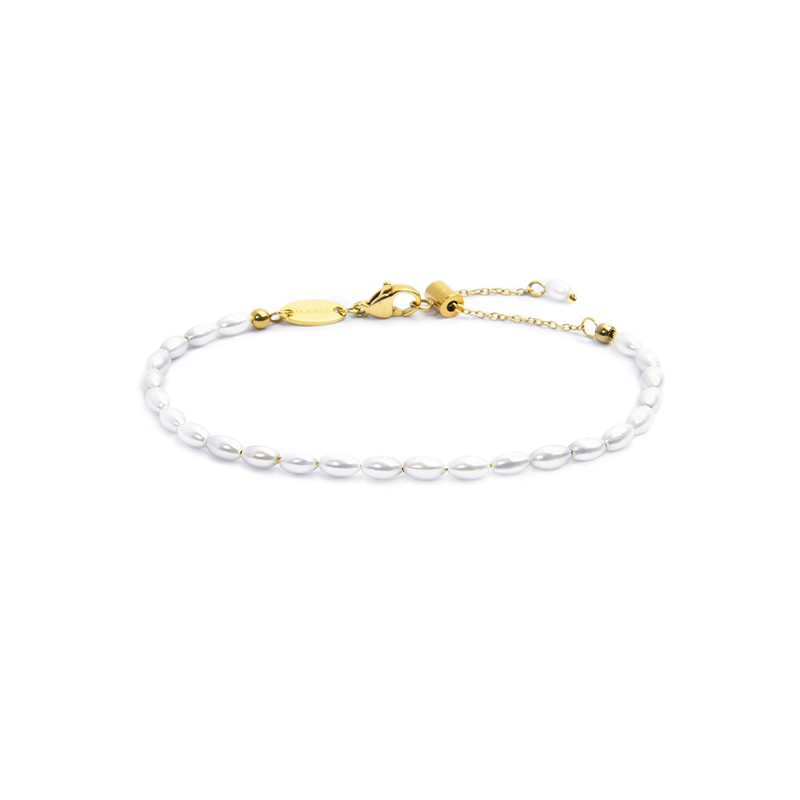 BR CATENA CON PERLE OVALI