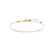 Bracciale con perle ovali