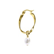 OR ACC MONO CERCHIO CON PERLA OVALE PEND OR ACC MONO CERCHIO CON PERLA OVALE PEND