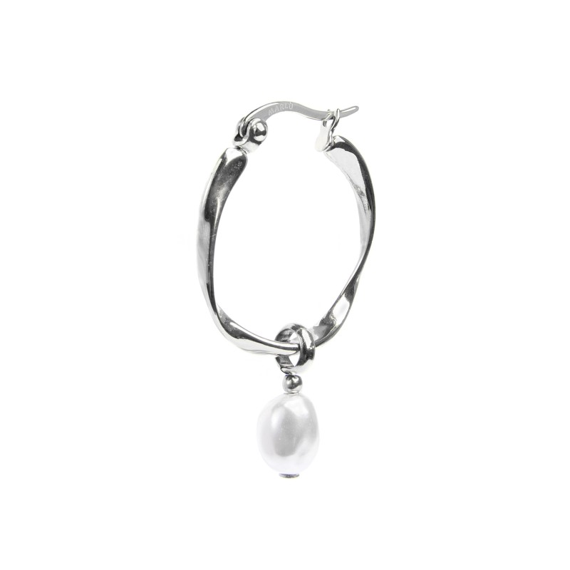 OR ACC MONO CERCHIO CON PERLA OVALE PEND OR ACC MONO CERCHIO CON PERLA OVALE PEND