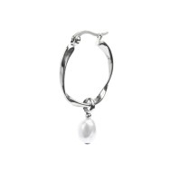 OR ACC MONO CERCHIO CON PERLA OVALE PEND OR ACC MONO CERCHIO CON PERLA OVALE PEND