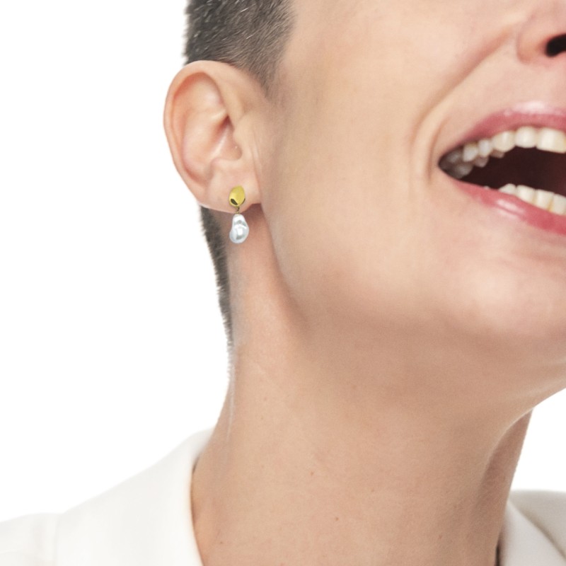 OR ACC MONO CON PERLA IRR. PEND