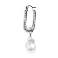 OR ACC MONO OVALE CON TRAMA CON PERLA IRR. PEND