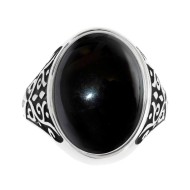 PIASTRINA OVALE PIETRA COMPOSITA BOMBATA