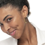 OR ACC MONO OVALE APERTO CON CHIUSURA PERLA