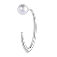 OR ACC MONO OVALE APERTO CON CHIUSURA PERLA