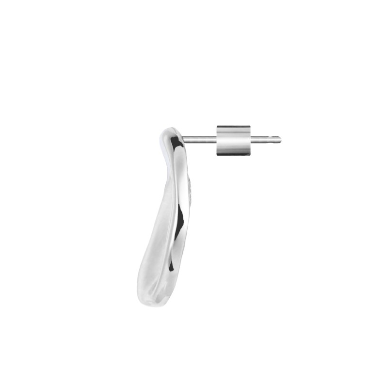 Orecchino a lobo bottone irregolare Orecchino a lobo bottone irregolare