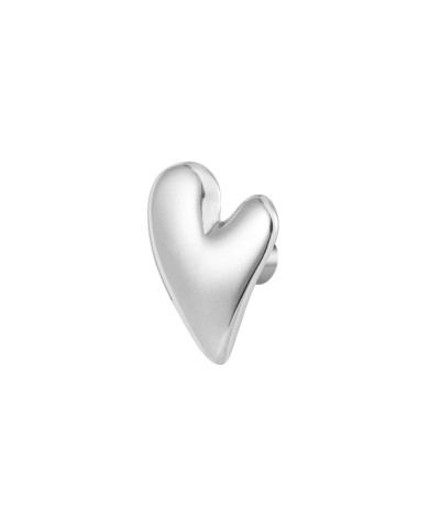 Orecchino a lobo cuore irregolare 1,1cm