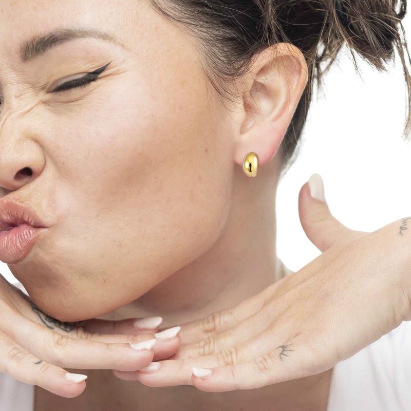 Orecchino a lobo ovale