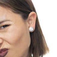 OR ACC MONO A LOBO CON PERLA D 1,5 CM