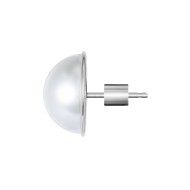 Orecchino a lobo con perla 1,5cm