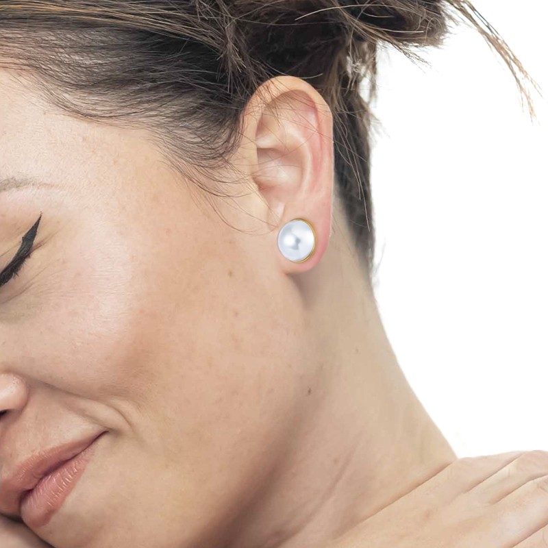 OR ACC MONO A LOBO CON PERLA D 1,5 CM