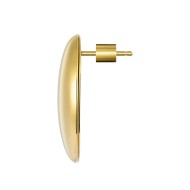 Orecchino a lobo bottone ovale 2,8cm