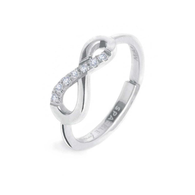 Anello Donna Marlù Time To Con Cagnolino | Acciaio Anallergico E Cristalli | Modello 18AN053-S