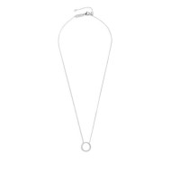 Collana cerchio 1,4cm con zirconi bianchi Collana cerchio 1,4cm con zirconi bianchi