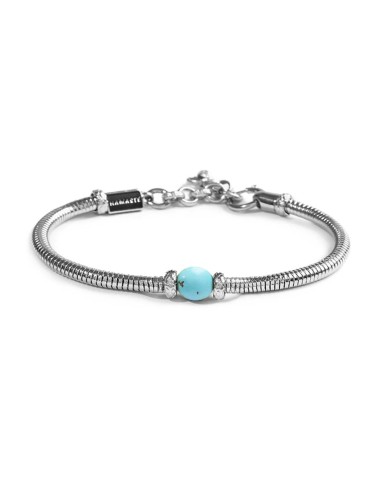 Bracciale catena snake con sfera centrale Bracciale catena snake con sfera centrale