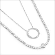 Collane con zirconi bianchi Collane con zirconi bianchi