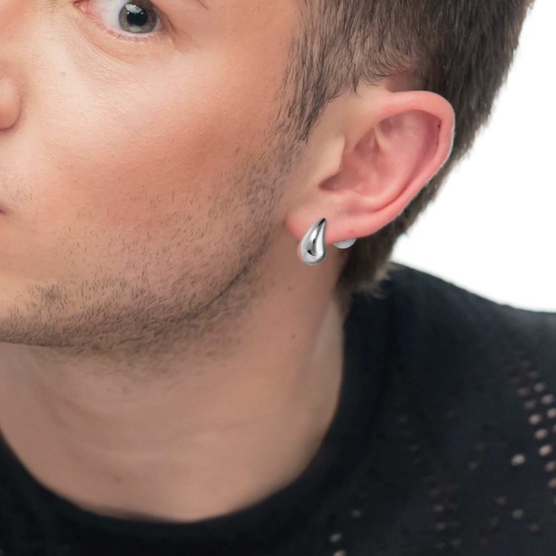 OR ACC MONO A GOCCIA L 1,8CM CON CHIUSURA PERLA