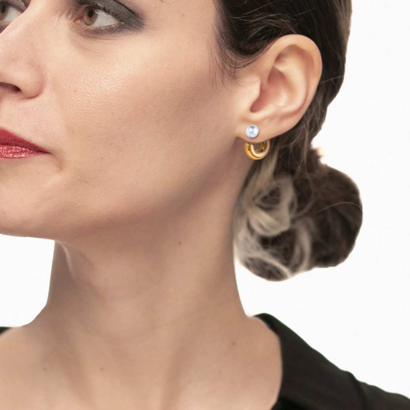 OR ACC MONO CERCHIO D2,2CM CON CHIUSURA PERLA OR ACC MONO CERCHIO D2,2CM CON CHIUSURA PERLA