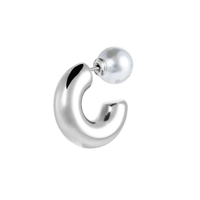 OR ACC MONO CERCHIO D2,2CM CON CHIUSURA PERLA