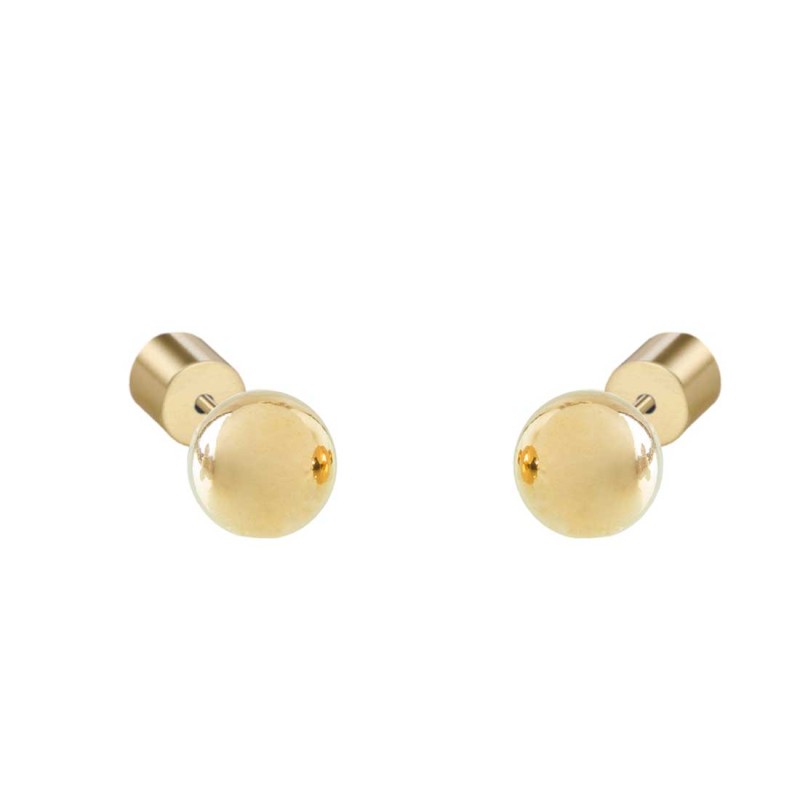 ORECCHINI LOBO SFERA 6MM ORECCHINI LOBO SFERA 6MM