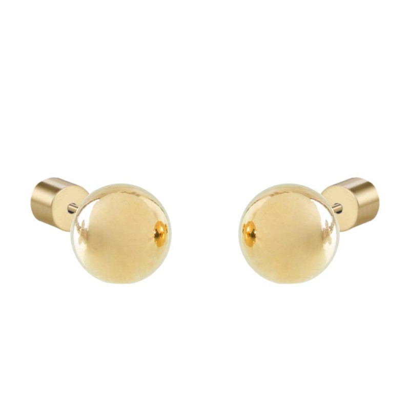 Orecchini a lobo con sfera