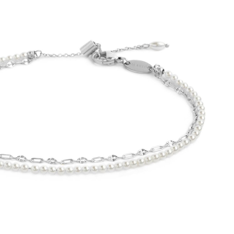 CAVIGLIERA CON PERLE E CATENA LIP-CABLE CAVIGLIERA CON PERLE E CATENA LIP-CABLE