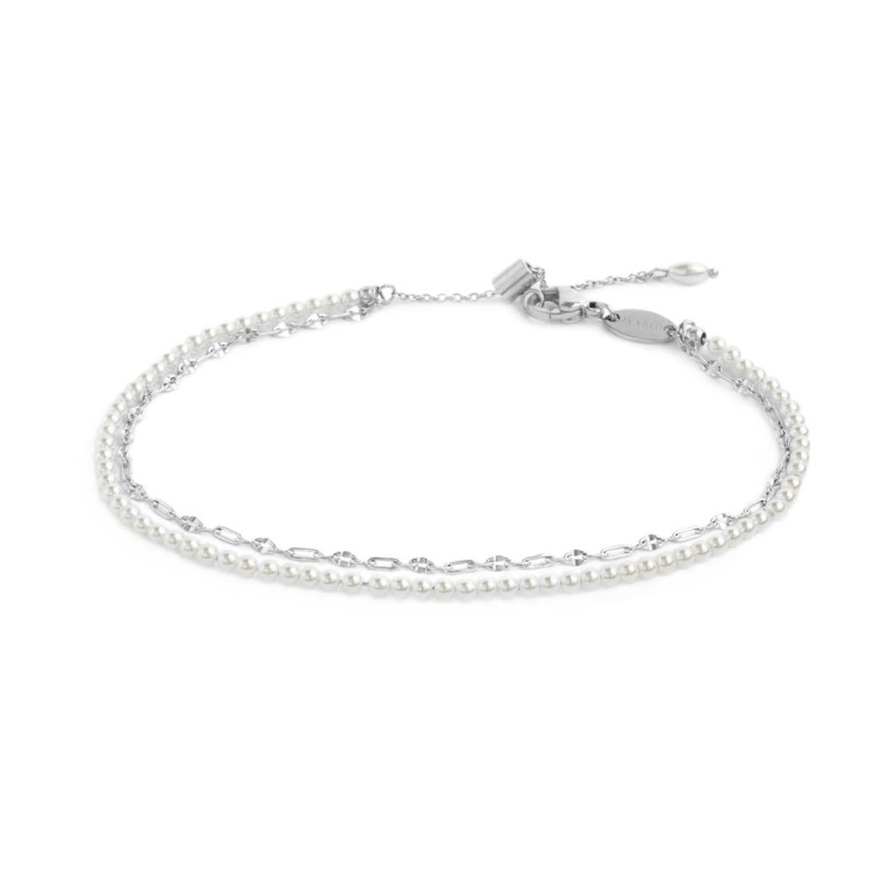 CAVIGLIERA CON PERLE E CATENA LIP-CABLE CAVIGLIERA CON PERLE E CATENA LIP-CABLE