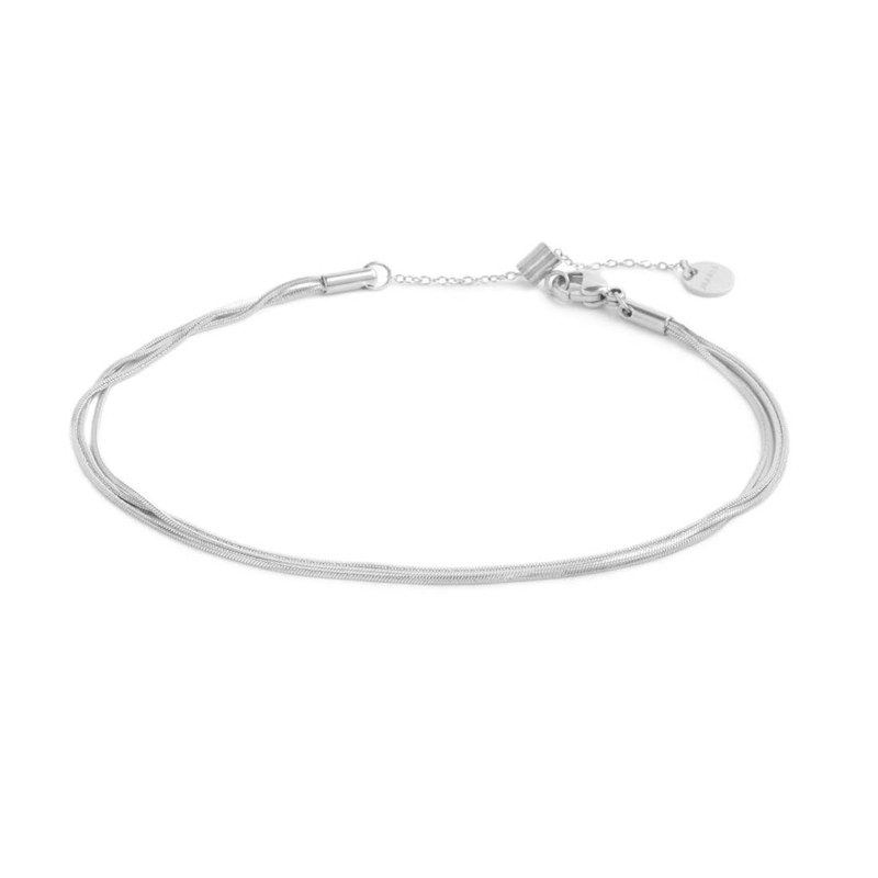 Cavigliera catena multifilo snake quadrata Cavigliera catena multifilo snake quadrata