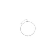 Collana tennis con zircone centrale Collana tennis con zircone centrale