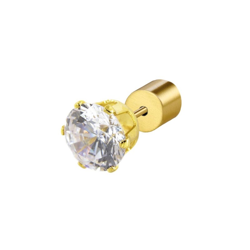 OR MONO CON CZ BIANCO 6MM OR MONO CON CZ BIANCO 6MM
