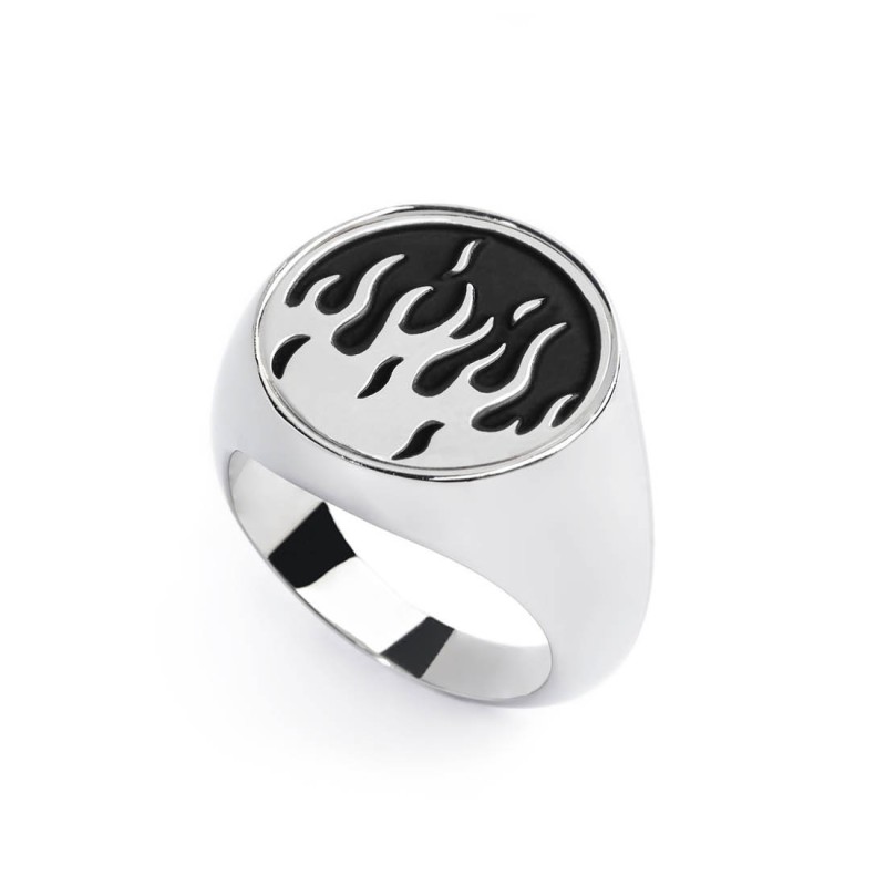 S.STEEL ROUND PLATE WITH FLAMES Polished s.steel round plate by casting 16,10 mm diameter, 1 mm thickness. On the front side fla S.STEEL ROUND PLATE WITH FLAMES Polished s.steel round plate by casting 16,10 mm diameter, 1 mm thickness. On the front side fla