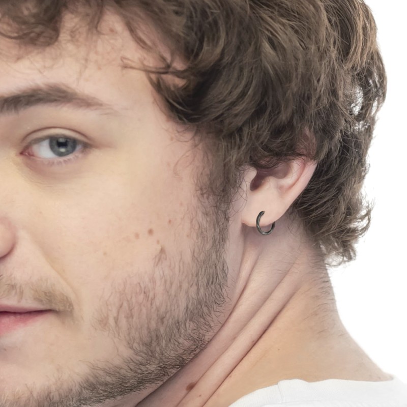 Orecchino a cerchio ritorto 1,5 cm