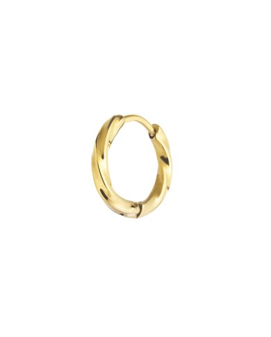 Orecchino a cerchio ritorto 1,5 cm