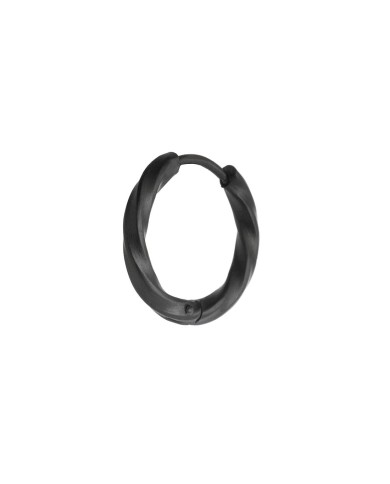 Orecchino a cerchio ritorto 1,7 cm